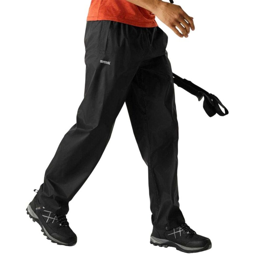Regatta Mens Waterproof Trousers / Black